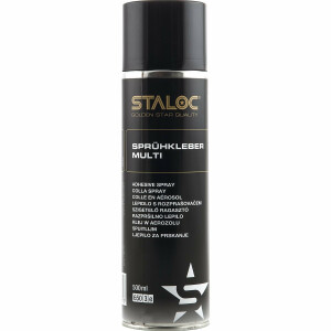 STALOC Sprühkleber Multi , feinzerstäubender Kleber für unterschiedlichste Materialien , universell , 500 ml