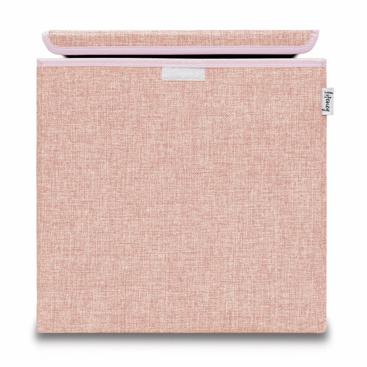 LIFENEY Aufbewahrungsbox mit Deckel in Rosa I Faltbare Spiel