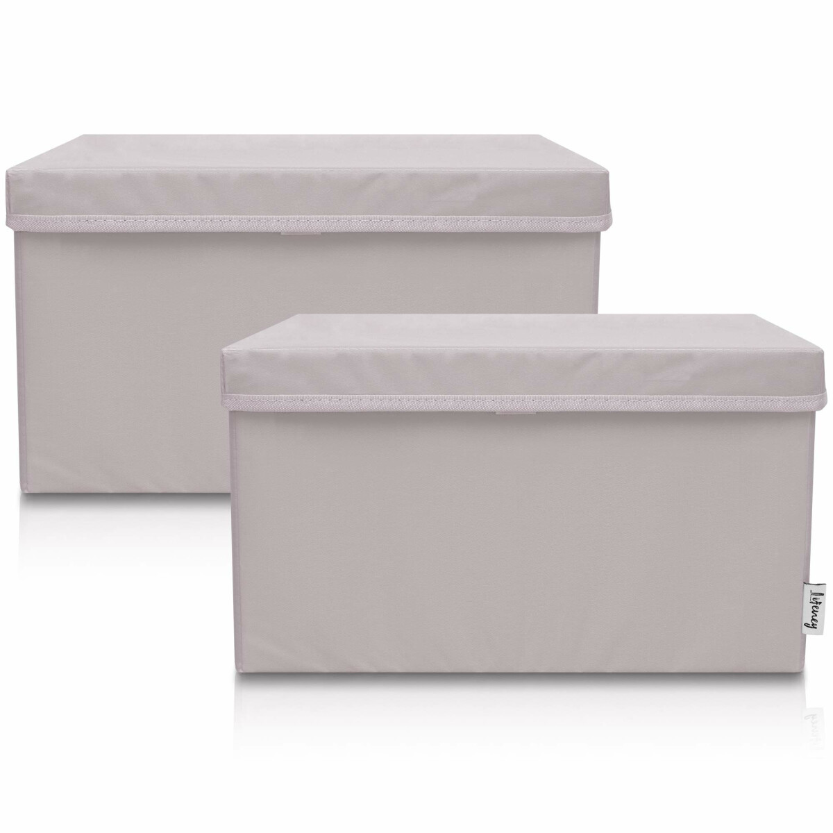 LIFENEY 2-Set Aufbewahrungsbox Kinder (37x25x21cm) I Aufbewa