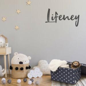 LIFENEY 2-Set Aufbewahrungsbox Kinder (37x25x21cm) I Aufbewahrungskorb für Kinderzimmer und Wohnbereich I Kinder Aufbewahrungskiste (Hellgrau Punkte)