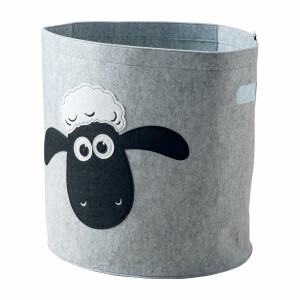 Lifeney meets "Shaun das Schaf" Aufbewahrungskorb zusammenfaltbar für Kinder - ca. 43,5 x 46 cm