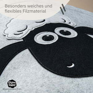 Lifeney meets "Shaun das Schaf" Aufbewahrungskorb zusammenfaltbar für Kinder - ca. 43,5 x 46 cm