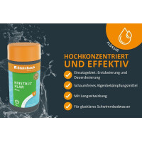 STEINBACH | Wasserpflege Set Classic XL I Pool Chlor Starterset für Einsteiger I Mini-Multitabs, Kristallklar, Dosierschwimmer, Testkit, pH-Senker & Chlorgranulat | Pool-Zubehör-Set für Anfänger