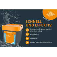 STEINBACH | Wasserpflege Set Classic XXL I Pool Chlor Starterset für Einsteiger I Mini-Multitabs, Kristallklar, Dosierschwimmer, Testkit, pH-Senker & Chlorgranulat | Pool-Zubehör-Set für Anfänger