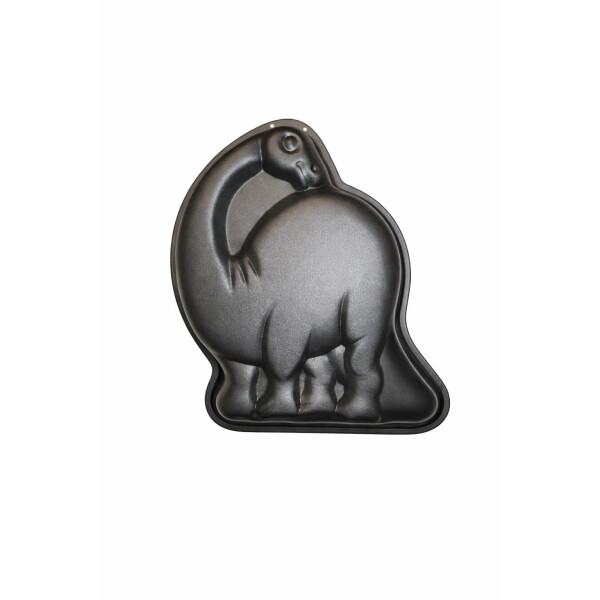 NEUSTANLO Backform Langhals | Dino Motiv Backform für Kuchen, Kekse & Desserts | antihaftfreundlich entformbar | ideal für Kindergeburtstag, Backspaß & Motto-Partys