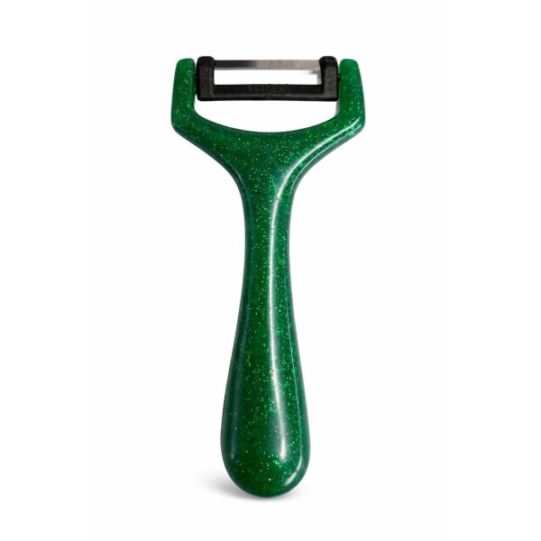 Neustanlo Sparschäler Grün | ergonomischer Gemüseschäler in Y-Form | präzises Schälen von Obst & Gemüse | handlich leicht | Küchenhelfer für Kartoffeln Karotten Gurken