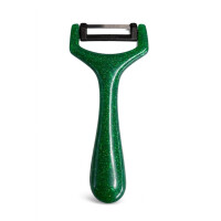 Neustanlo Sparschäler Grün | ergonomischer Gemüseschäler in Y-Form | präzises Schälen von Obst & Gemüse | handlich leicht | Küchenhelfer für Kartoffeln Karotten Gurken