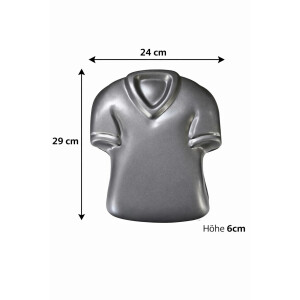NEUSTANLO Backform Trikot | Kuchenform in Trikotform | ideal für Fußballkuchen, Geburtstage & Vereinsfeiern | backstabil | kreative Motivbackform für besondere Anlässe