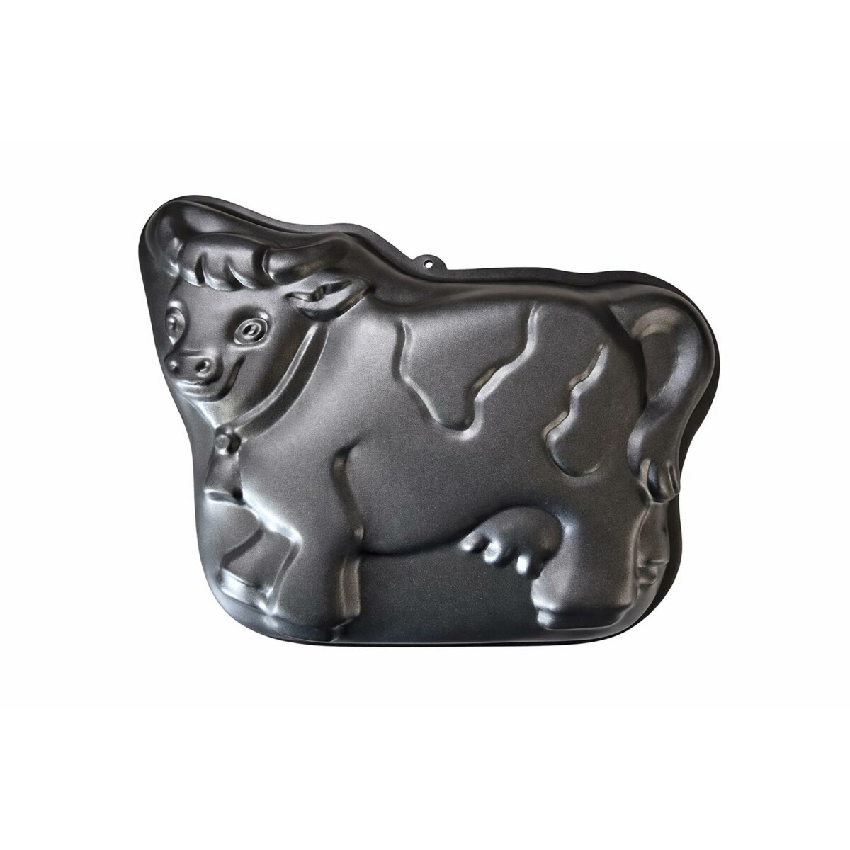 NEUSTANLO Backform Kuh | Metall Kuchenform Tiermotiv | antih