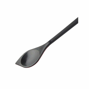 Fackelmann Nero Küchenhelfer-Set | 3-teilig mit Spitzlöffel 30 cm Kochlöffel 31 cm Spaghettilöffel 30 cm | hitzebeständig spülmaschinengeeignet | für beschichtetes Kochgeschirr | Made in Germany