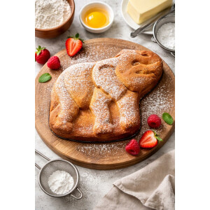 NEUSTANLO Backform Elefant klein | Tiermotiv Backform für Kuchen & Desserts | dekorative Kuchenform für besondere Anlässe | einfache Handhabung | kreative Backidee