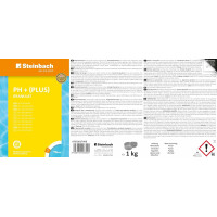 Steinbach Poolpflege pH-Plus Granulat - 0753201TV00-4x1kg - Zur pH-Wert-Erhöhung im Pool - Gut löslich & staubreduziert - Für stabile Wasserwerte & bessere Desinfektionswirkung