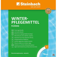 Steinbach Poolpflege Winterpflegemittel flüssig - 0753701TV00-4x1l - Konzentrat gegen Algen & Ablagerungen - Sorgt für sauberes Poolwasser bis zum Frühjahr - Schaumfrei & mit Langzeitwirkung