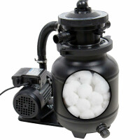 STEINBACH Filterbälle 1400 g mit Wäschenetz | ersetzt 50 kg Filtersand & Quarzsand | Wiederverwendbare Pool Filter Balls | für Sandfilteranlagen & Aquarium