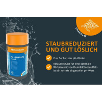 Steinbach Poolpflege Set 3-teilig | pH-Plus 1kg + pH-Minus 1,5kg + pH-Stabilisator 1kg | Regulierung & Stabilisierung des Poolwassers | für klare Wasserwerte & optimale Desinfektion
