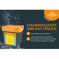 Steinbach Poolpflege pH + (Plus) Granulat, 5 kg, Einstellung des pH-Werts, 0753205TD00