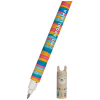 LEGAMI - löschbarer Gelschreiber, Llama, Blaue Tinte, 1 stück (1er Pack)
