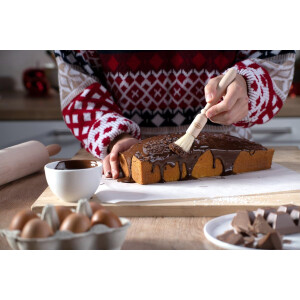 Dr. Oetker | The Vintage Bakery Backpinsel 18 cm | Holzgriff Backpinsel mit Naturborsten | präzises Bestreichen | langlebig & ergonomisch | ideal für Backen, Grillen & Kochen
