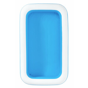 Bestway 1026034XXX20 54150 Family Pool, Planschbecken für Kinder, aufblasbar, blau, 305x183x46 cm, Color