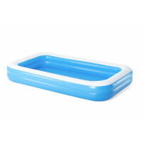 Bestway 1026034XXX20 54150 Family Pool, Planschbecken für Kinder, aufblasbar, blau, 305x183x46 cm, Color