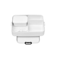 Mepal Bento-Einsatz für Lunchbox Take a Break Large | Weiß | praktischer Facheinsatz für getrennte Aufbewahrung | BPA-frei | spülmaschinenfest | ideal für Snacks & Meal Prep