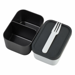 Mepal Bento-Einsatz für Lunchbox Take a Break Midi | Nordic black | praktischer Facheinsatz für getrennte Aufbewahrung | BPA-frei | spülmaschinenfest | ideal für Snacks & Meal Prep