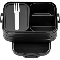 Mepal Bento-Einsatz für Lunchbox Take a Break Midi | Nordic black | praktischer Facheinsatz für getrennte Aufbewahrung | BPA-frei | spülmaschinenfest | ideal für Snacks & Meal Prep