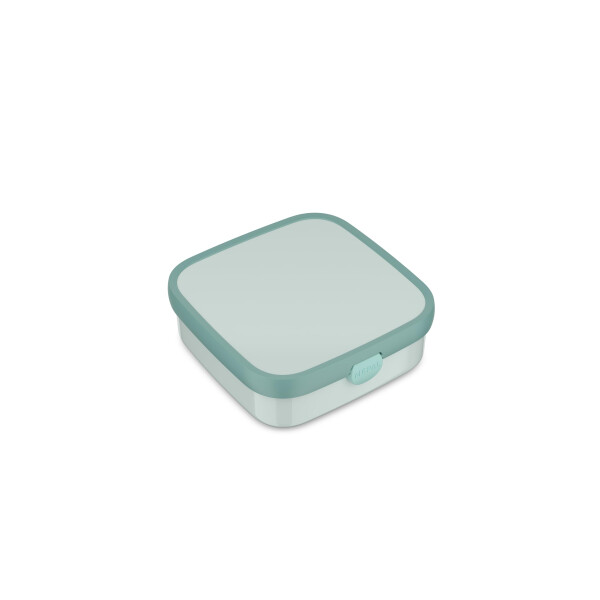 Mepal - Bento Brotdose Groß Campus - Bento Lunchbox für Kinder - Inklusive 2 auslaufsicheren Bento Fächern & Gabel - Bento-Fach ist mikrowellengeeignet - 2x 200 + 1250 ml - Cool mint