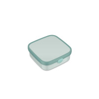 Mepal - Bento Brotdose Groß Campus - Bento Lunchbox für Kinder - Inklusive 2 auslaufsicheren Bento Fächern & Gabel - Bento-Fach ist mikrowellengeeignet - 2x 200 + 1250 ml - Cool mint