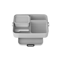 Mepal Bento-Einsatz für Lunchbox Take a Break Large | Cool grey | praktischer Facheinsatz für getrennte Aufbewahrung | BPA-frei | spülmaschinenfest | ideal für Snacks & Meal Prep