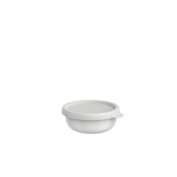Mepal - Mikrowellengeschirr Lumina - Frischhaltedosen mit Deckel für Kühlschrank, Gefrierschrank, Dampfgarer & Mikrowelle - Mikrowellenschüsseln mit Deckel - Aufbewahrungsbox - 250 ml - White