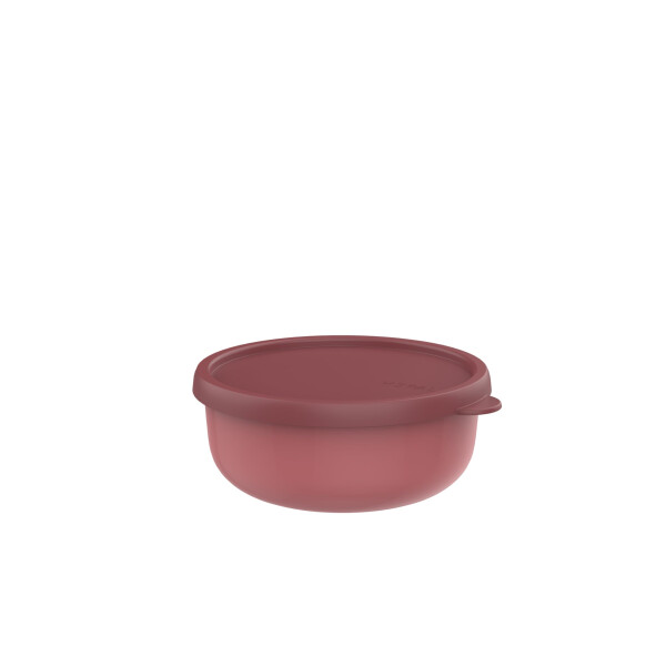 Mepal - Mikrowellengeschirr Lumina - Frischhaltedosen mit Deckel für Kühlschrank, Gefrierschrank, Dampfgarer & Mikrowelle - Mikrowellenschüsseln mit Deckel - Aufbewahrungsbox - 750 ml - Vivid mauve