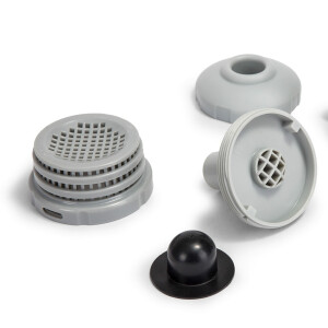 Intex Anschluss-Set Ø 32 mm - kompatibel mit Wasserbelebung, Grau