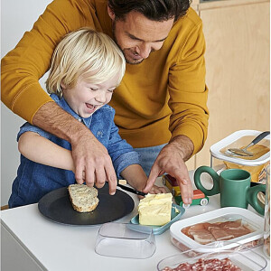 Mepal | Frischhaltedosen Starter-Set Meat & Cheese | spülmaschinenfest | ideal für die Aufbewahrung von Lebensmitteln | Nordic Green