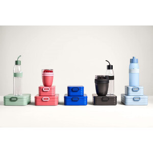 Mepal - Lunchbox Take A break midi - Brotdose mit Trennwand - Geeignet fur bis zu 4 butterbrote - 900 ml - Nordic sage