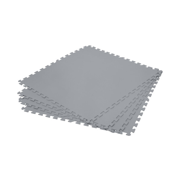 Bestway Pool-Bodenschutzfliesen Set 9 Stück á 78 x 78 cm, grau