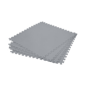Bestway Pool-Bodenschutzfliesen Set 9 Stück á 78 x 78 cm, grau