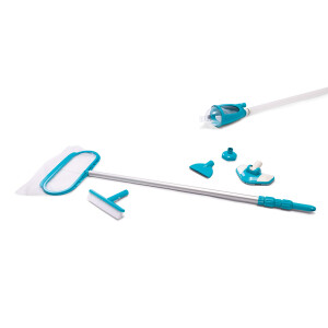 Intex Deluxe Pool Maintenance Kit - Poolzubehör - Pool Reinigungsset - 5-teilig, 28003, Mehrfarbig