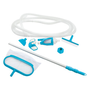 Intex Deluxe Pool Maintenance Kit - Poolzubehör - Pool Reinigungsset - 5-teilig, 28003, Mehrfarbig