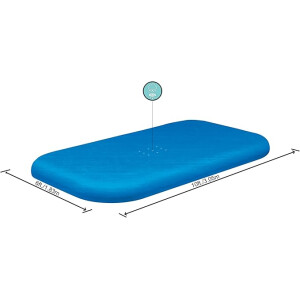 Bestway PE-Abdeckplane für Family Pools 340 x 230 cm, blau, eckig