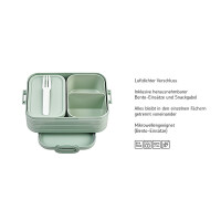 Mepal | Midi Brotdose | Lunchbox für 2 Sandwiches oder 4 Brotscheiben | Meal Prep Box | Brotdose für Erwachsene | Essenbox mit Unterteilung | Vivid Lilac