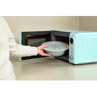 Mepal - Multi Bowl Cirqula Round - Vorratsdose mit Deckel - Geeignet als Luftdichte Aufbewahrungsbox für den Kühlschrank, Mikrowellengeschirr & als Frischhaltedosen - 750 ml - Nordic White