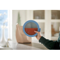 Mepal - Multi Bowl Cirqula Round - Vorratsdose mit Deckel - Geeignet als Luftdichte Aufbewahrungsbox für den Kühlschrank, Mikrowellengeschirr & als Frischhaltedosen - 1250 ml - Nordic White