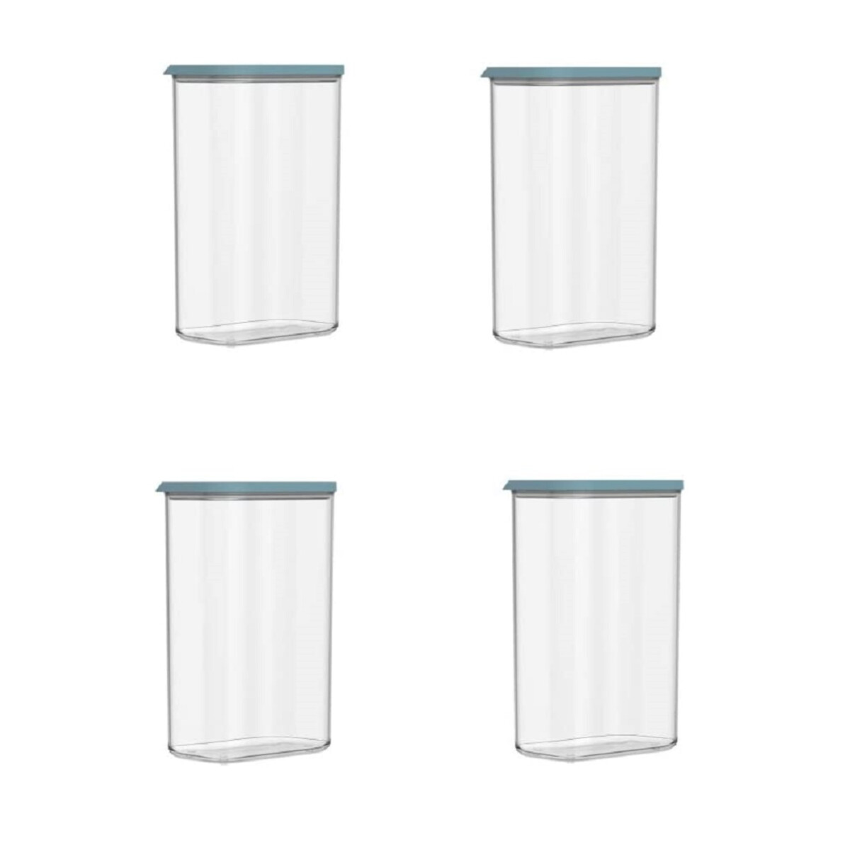 MEPAL | Modula Vorratsdosen-Set | 2000 ml | Nordic Green | i